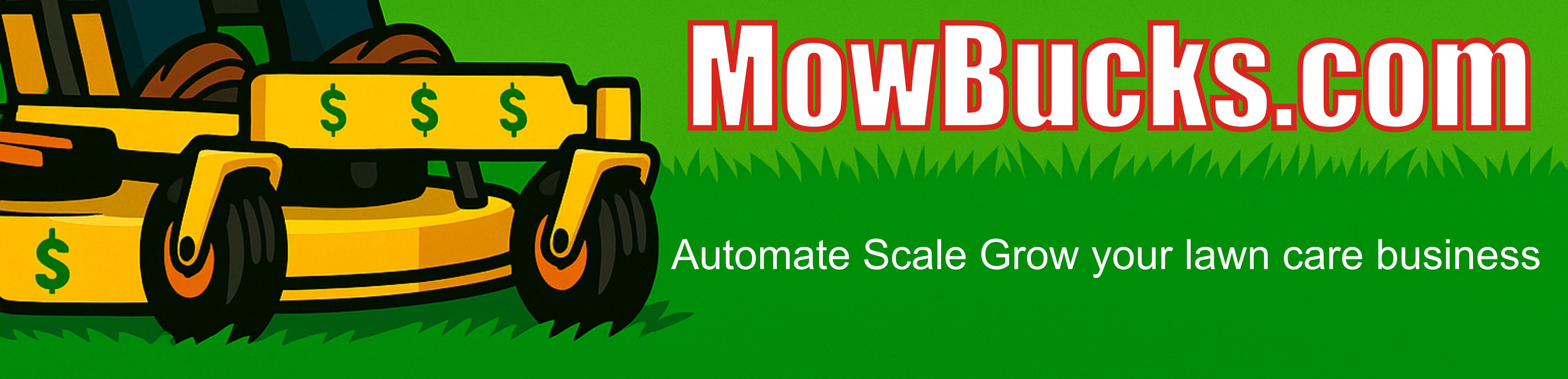 MowBucks.com banner